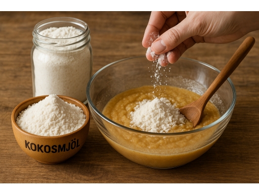 Användning Kokosmjöl