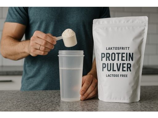 Användning Laktosfritt proteinpulver