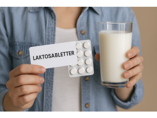 Användning Laktostabletter