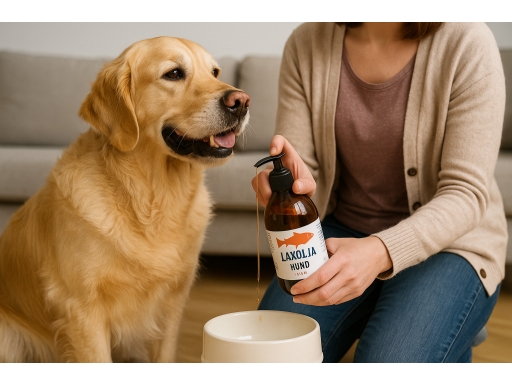 Användning Laxolja hund