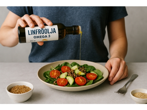 Användning Linfröolja omega 3