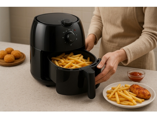 Användning Liten airfryer