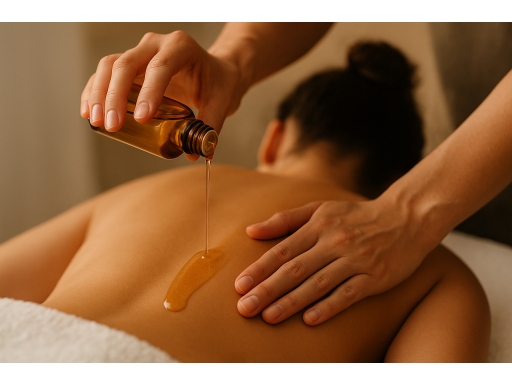 Användning Massageolja