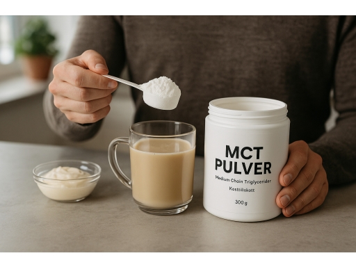 Användning MCT Pulver