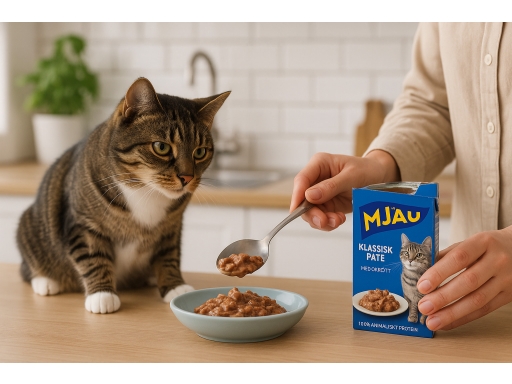 Användning Mjau kattmat