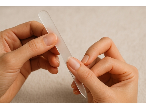 Användning Nagelfil glas