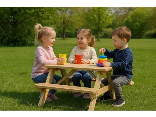 Användning Picknickbord barn