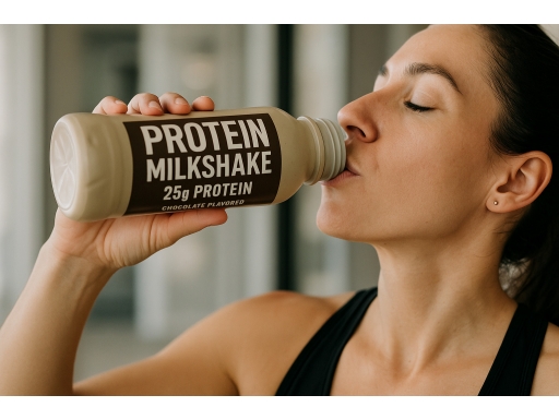 Användning Proteinmilkshake