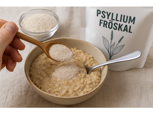 Användning Psylliumfröskal