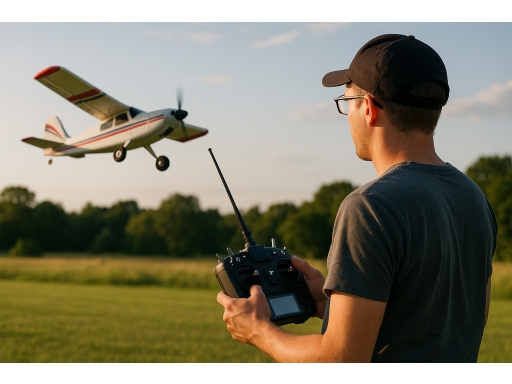 Användning Radiostyrt flygplan