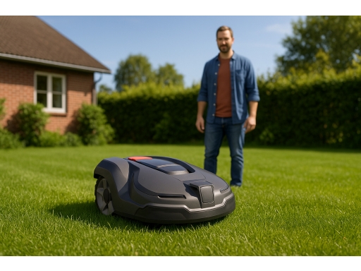 Användning Robotgräsklippare