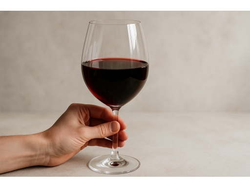 Användning Rödvinsglas