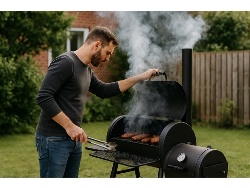 Användning Rök grillar