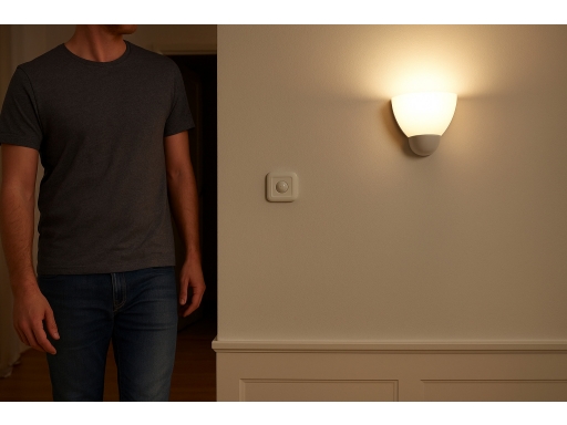 Användning Rörelsesensor till lampa
