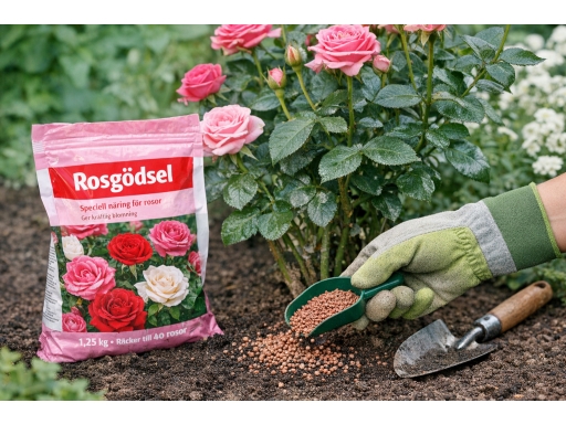 Användning Rosgödsel