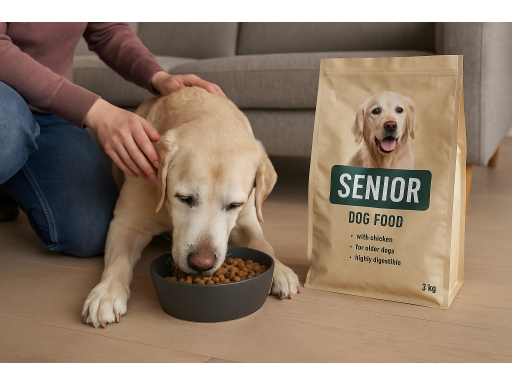 Användning Seniorfoder hund