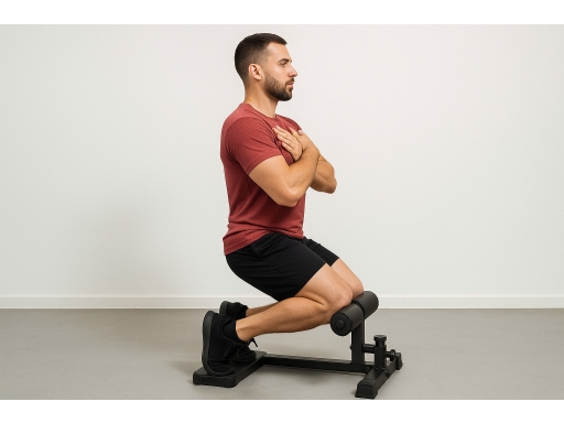 Användning Sissy squat ställning