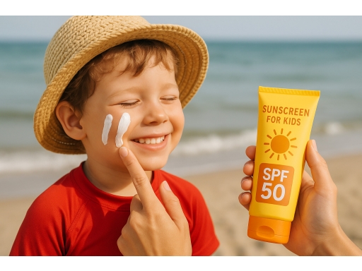 Användning Solkräm för barn SPF50