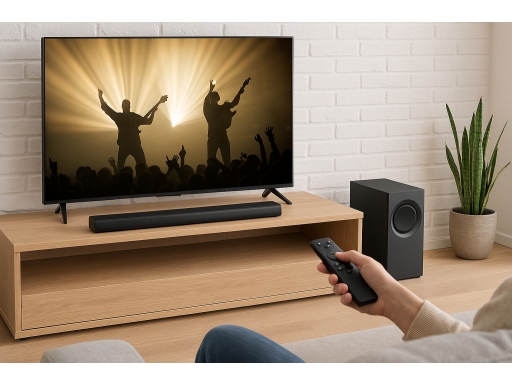 Användning Soundbar med subwoofer
