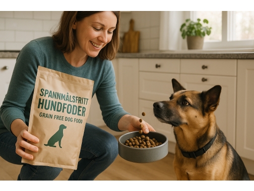 Användning Spannmålsfritt hundfoder