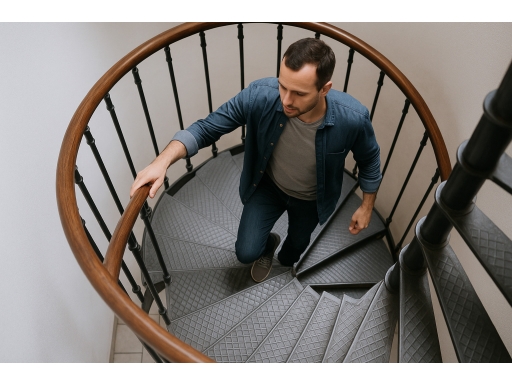 Användning Spiraltrappa