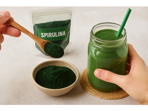 Användning Spirulinapulver