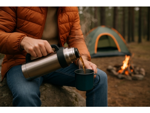 Användning Termoskanna för camping