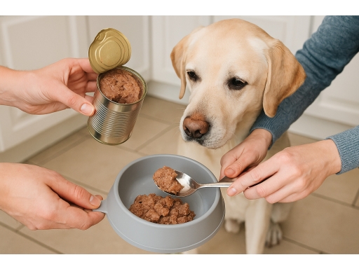 Användning Våtfoder hund
