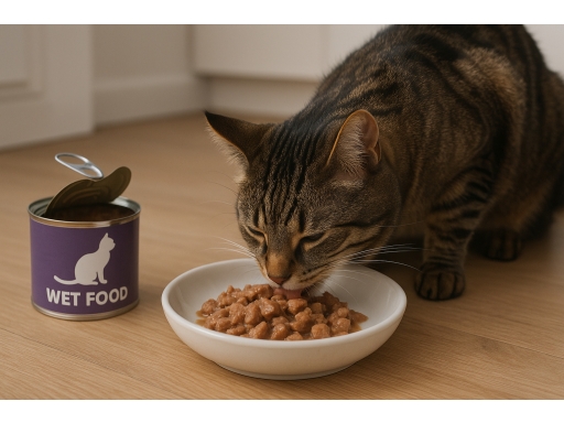 Användning Våtfoder katt