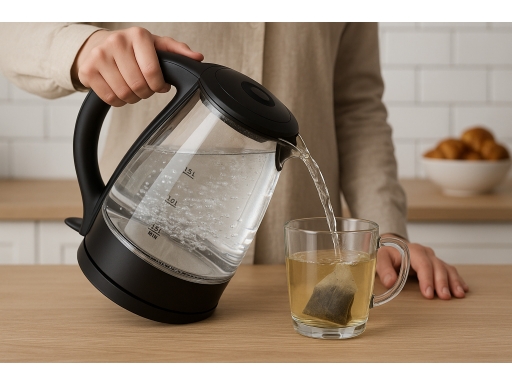 Användning Vattenkokare i glas