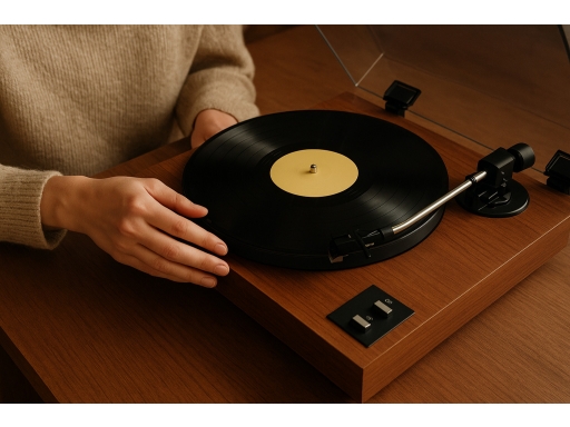 Användning Vinylspelare