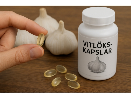 Användning Vitlökskapslar