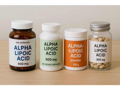 Olika sorters Alfa Liponsyra