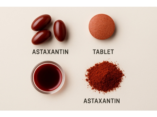 Olika sorters Astaxantin