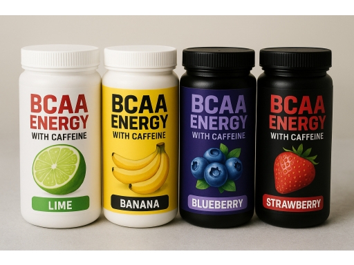 Olika sorters BCAA med koffein