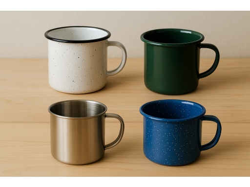 Olika sorters Campingmugg