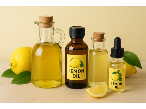 Olika sorters Citronolja