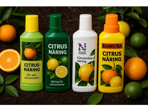 Olika sorters Citrusnäring