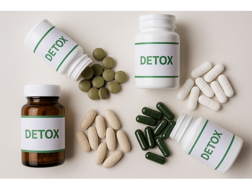Olika sorters Detox tabletter