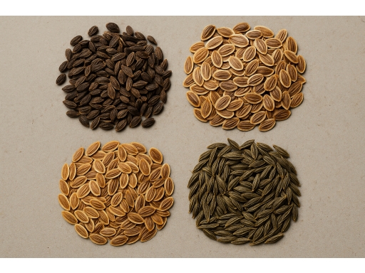 Olika sorters Dillfrö