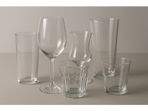 Olika sorters Dricksglas