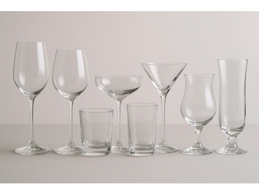 Olika sorters Drinkglas