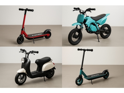 Olika sorters Elscooter för barn