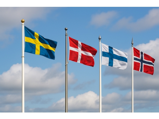 Olika sorters Flaggstång
