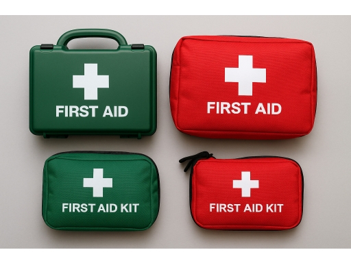 Olika sorters Första Hjälpen Kit