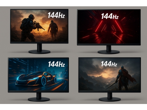 Olika sorters Gamingskärm 144hz