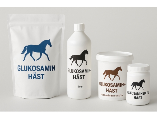 Olika sorters Glukosamin häst