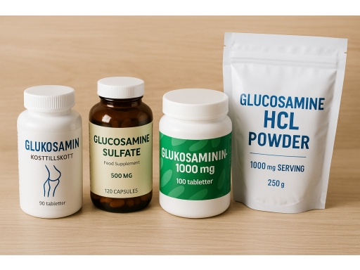 Olika sorters Glukosamin