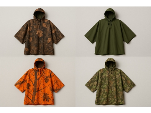 Olika sorters Jaktponcho