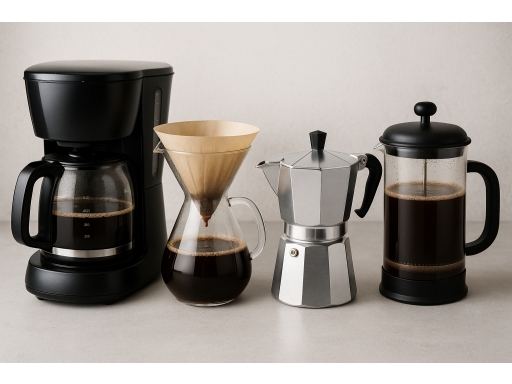 Olika sorters Kaffebryggare